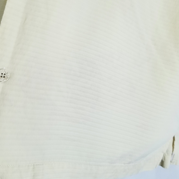 Tommy Bahama Large silk button down little yellowish cream - Picture 11 of 11
